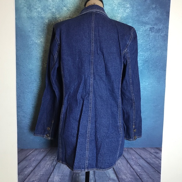 PHD Blue Denim Jacket Blazer Size M - Picture 4 of 6